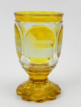 Glasbecher - klares Glas - 1850